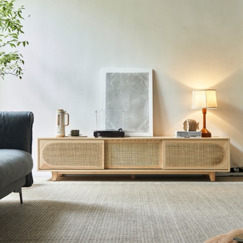 Rattan media unit deals